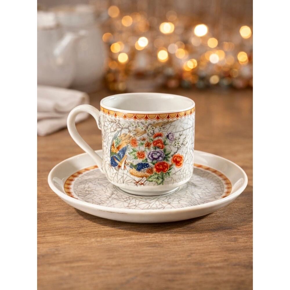 Fleurs De Chine Exclusive Design By Shafford Cup & Saucer